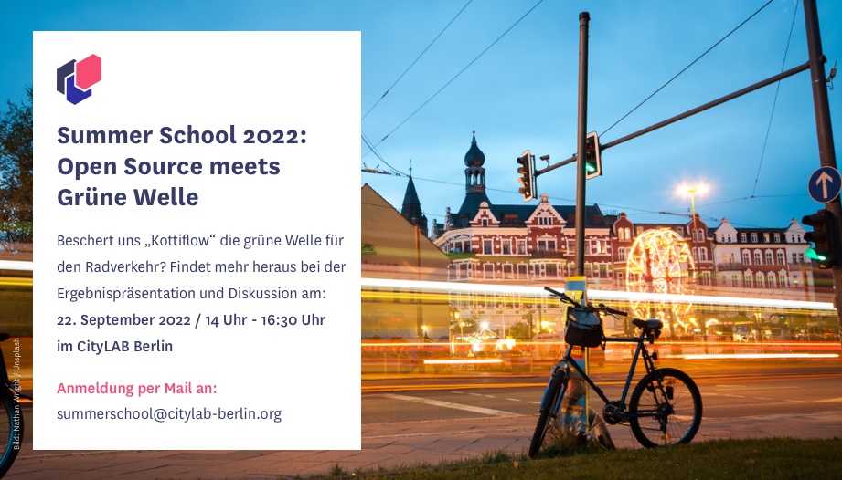 In der Summer School rauchen aktuell die Köpfe, denn es wird an Prototypen für bessere Radinfrastruktur getüftelt! Ihr dürft gespannt sein auf die Ergebnisse von "Open Source meets #GrüneWelle" 🚲🚦 Jetzt anmelden: citylab-berlin.org/de/events/summ…
<a href="/HTW_Berlin/">HTW Berlin</a> <a href="/TUBerlin/">TU Berlin</a> <a href="/radbahn/">Radbahn Berlin</a> <a href="/TSBBerlin/">Technologiestiftung</a>