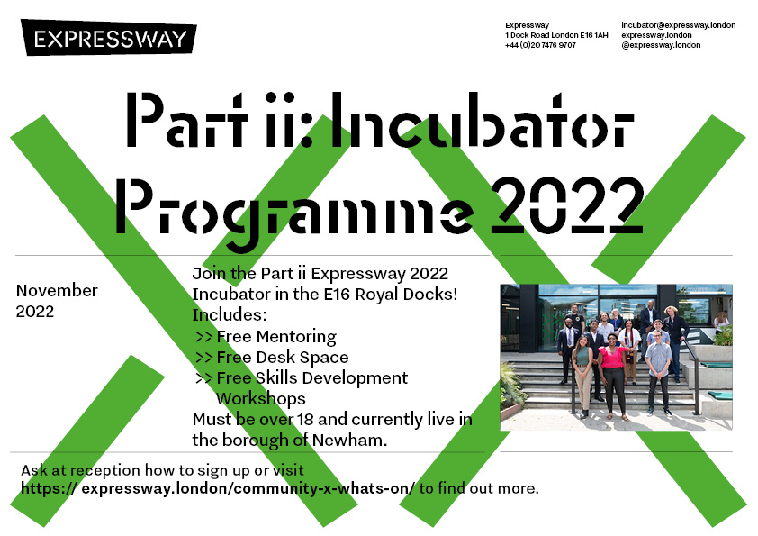 !!APPLY NOW FOR THE EXPRESSWAY YOUTH INCUBATOR 2022 PART TWO BY SENDING US A DM!!⁣