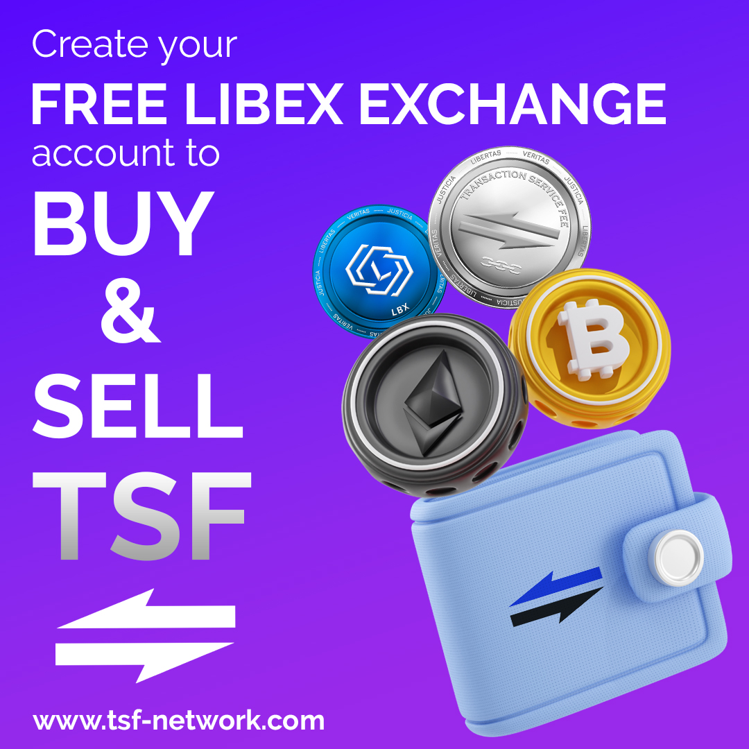 blockchain_tsf's tweet photo. Create your free #Libex #Exchange account to buy and sell #TSF or use one of our non-custodial wallets.
Use the ETH Merge to take advantage of the hashrate migration!
TSF is on its way to the moon! 
https://t.co/5cKFynZRsy 
#blockchain #tsfcoin  #invest #hold #mining #NFT https://t.co/0Z9Z7lJy94