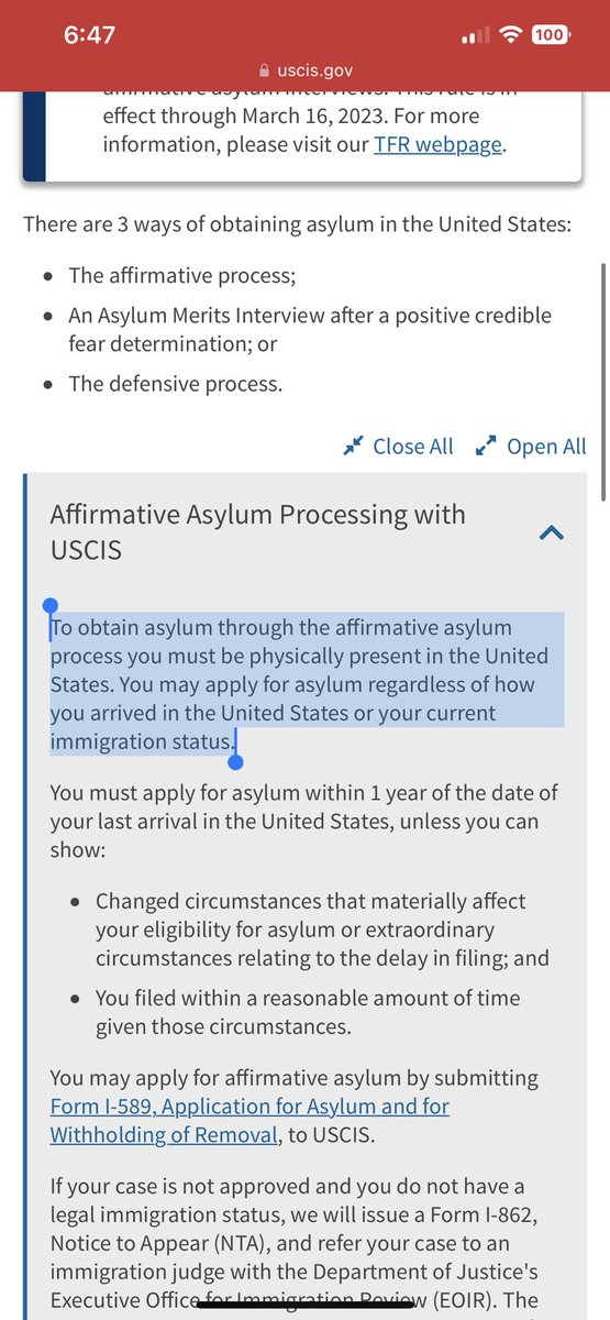 robertmiller18's tweet photo. @TonyGulledge @RexChapman STOP THIS BLATANT AND LAZY LIE.  

You dont have to be at a port of entry to “ask for asylum” 

Holy Christ do you have google??? Or only a mainlined stream of Fox injected into your brain? https://t.co/gKbRj7szvZ