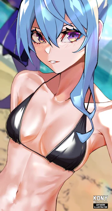 #ほしまちぎゃらりー 水着すいちゃん/タップ推奨 