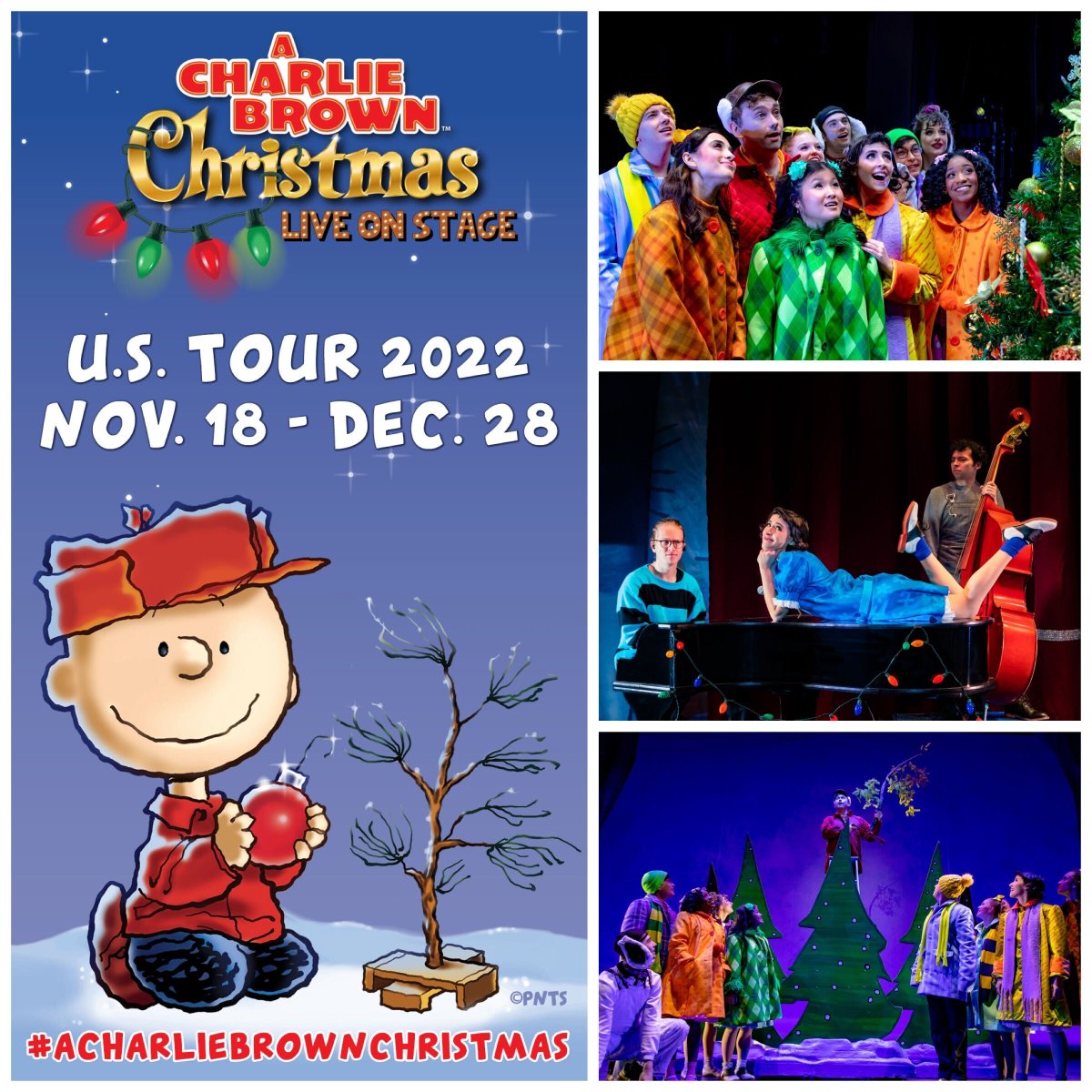 The Peanuts gang is coming to a city near you in the broadway-style stage adaptation of the classic special #ACharlieBrownChristmas! Grab your tickets for @cbchristmaslive before they're gone! acharliebrownchristmaslive.com