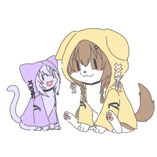 獣おかころ#できたてころね#絵かゆ #おかころ 