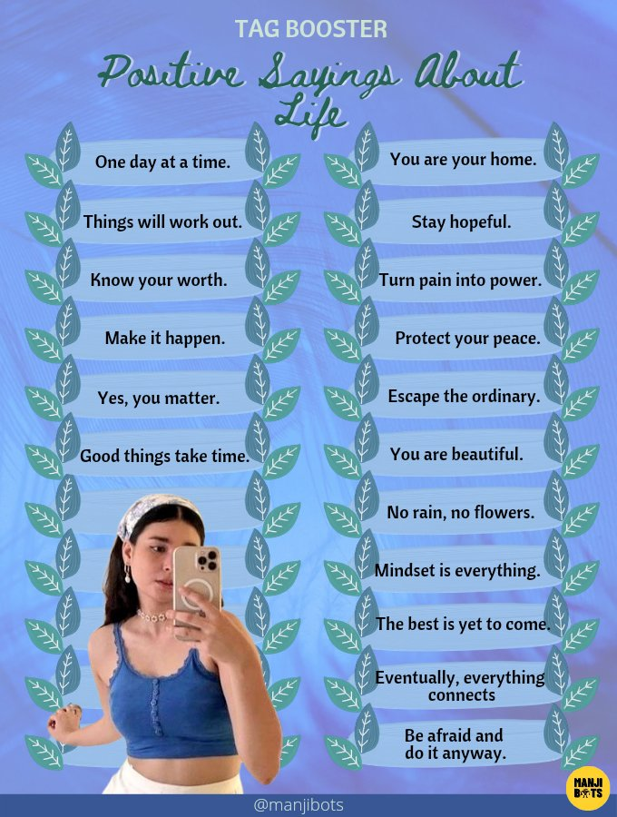 How pumped up are you guys for tonight's #BahayNiKumuLevelUp? While we linger, could you drop as many of these uplifting proverbs as you possibly can?

ANJIxBRENT OnBNK LVLUP 
#AnjiSalvacion <a href="/anjisalvacion/">anji</a>