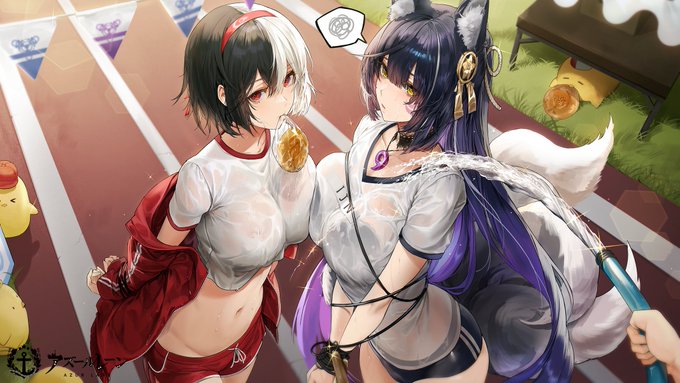 アズールレーン(@azurlane_staff)のロード画面イラストを描かせて頂きました
#アズールレーン 