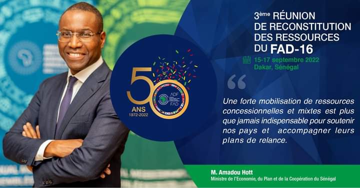 TROISIÈME RÉUNION DE RECONSTITUTION DES RESSOURCES DU FAD-16 ⎸ Extrait du discours de Monsieur le ministre @AmadouHott.
#AfricanDevelopmentFund🌍 #ADF16Senegal🇸🇳 #kebetu
@Mamadou86663560
@BASSHOTT @BosonDeHiggs4 @tousaye @sylayesy @Babacar26876421 @NAFI74442279