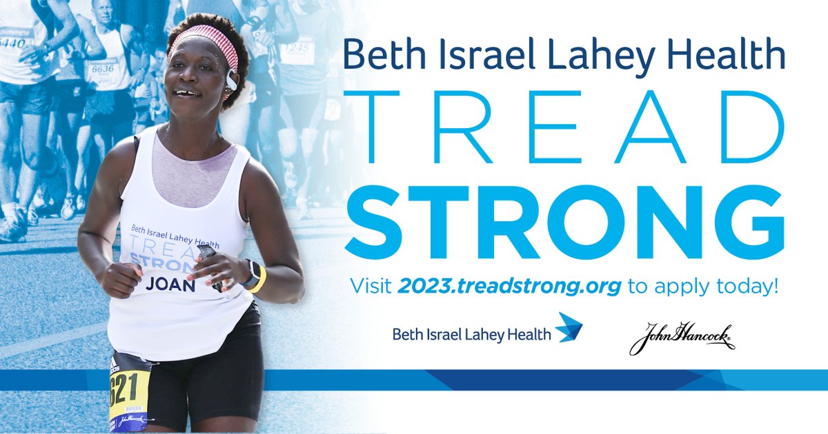Run the 2023 Boston Marathon® with #TeamBILH in support of BIDMC! Spots fill up quickly. Learn more and apply today at 2023.treadstrong.org!