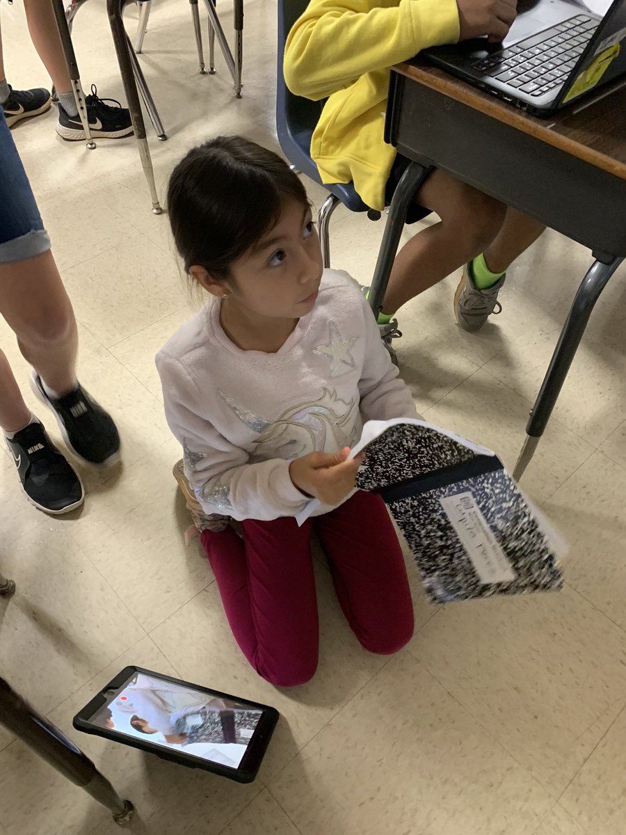 TammyOw1977's tweet photo. We are officially done- love how they rocked the last app today- Excel! Minds were blown and students were engaged and excited! We turned our PBL data into bar graphs. Thanks @l5patti for your assistance! #microsoftkids @OGESeagles @CherokeeSchools @l5patti #ogessteam https://t.co/X7ccLWLuQH
