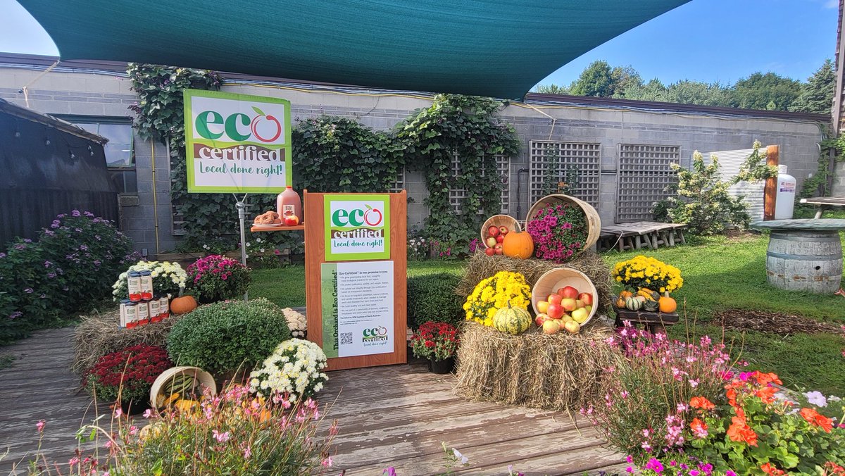 LeanneRicchiuti's tweet photo. In just under an hour, @IndLadderFarms will be kicking off the #Apple season with Red Tomato and their #EcoCertified(tm) program #thisishowwefarm 🍎🍏🍓🍅🌽 https://t.co/Bxgwdi6PWK