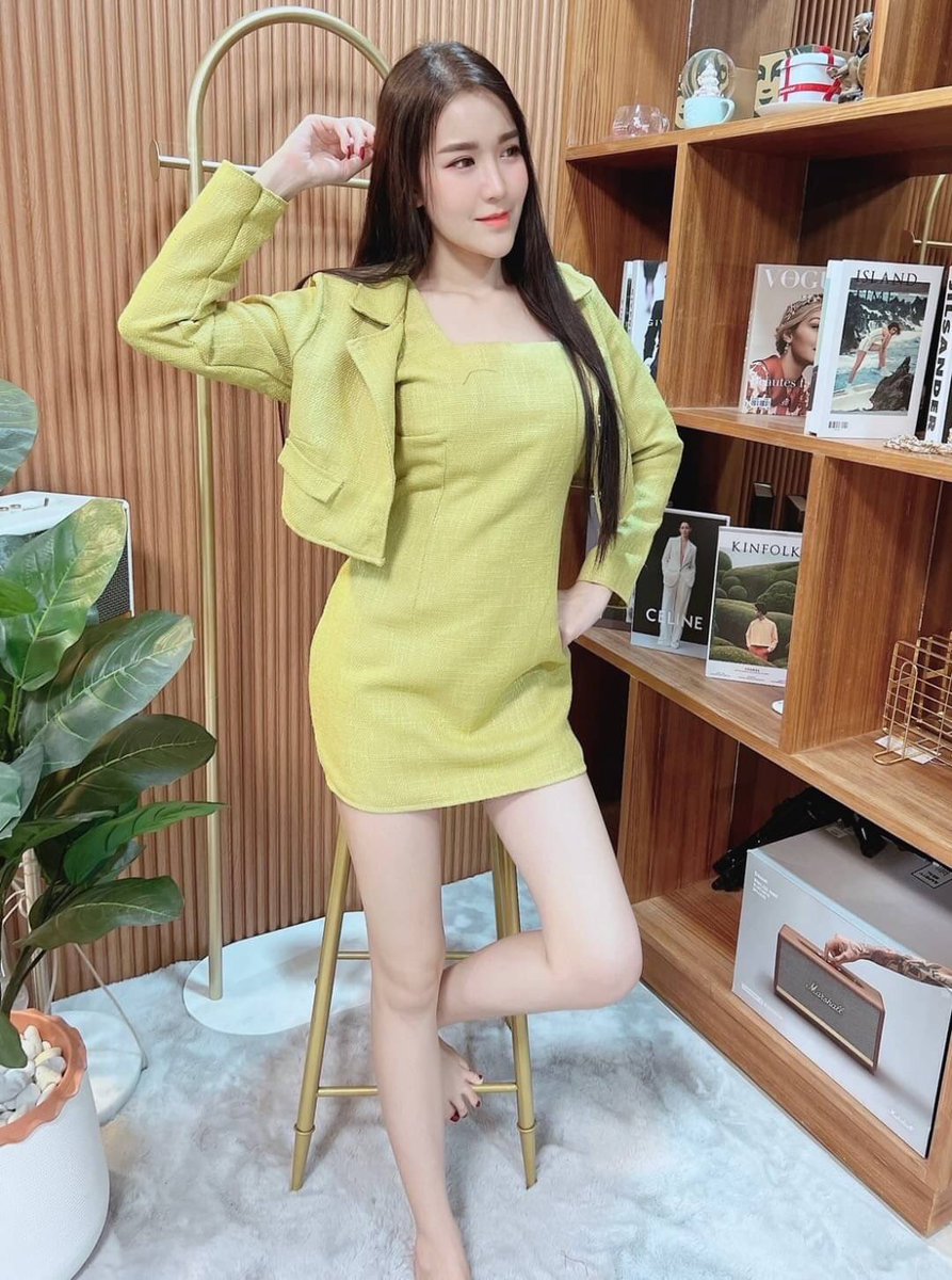 pmshopphichit's tweet photo. ฟอร์มสไตล์สาวทำงานเก่งนี้คือใช���เลย💎
Set Dress+Crop คอปกแขนยาวทรงเบลเซอร์กึ่งทางการที่ดูเป็นแฟชั่นนิสต้าทื่สุด 

เสื้อ
อก -40
เดรส
อก -36
เอว -30
สพ. -38
ยาว​ 30
สี ชมพู เหลือง เขียว เทา

ราคา 340.-
#เสื้อผ้าแฟชั่น #เซต2ชิ้น #เดรส #เสื้อสูท #เ��ลเซอร์ #pmshopphichit https://t.co/wmVR0sBiSq