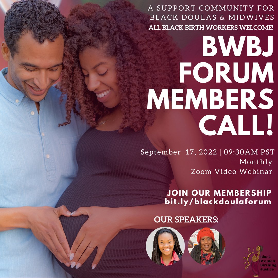 The Black Birthworkers’ Forum is happening TOMORROW and you don’t want to miss it! 

This is a great opportunity to chat with doulas, get support, and be a support to other women doing this important work. 

Head over to the Black Birthworkers’ Forum page now to learn more