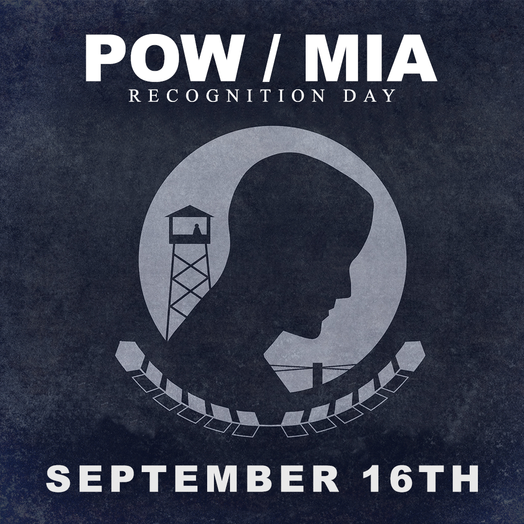 studentvets's tweet photo. Today is National POW/MIA Recognition Day. We honor and remember all prisoners of war (POW) and those missing in action (MIA). Never forget those who have never returned. https://t.co/fHab53ZgCm