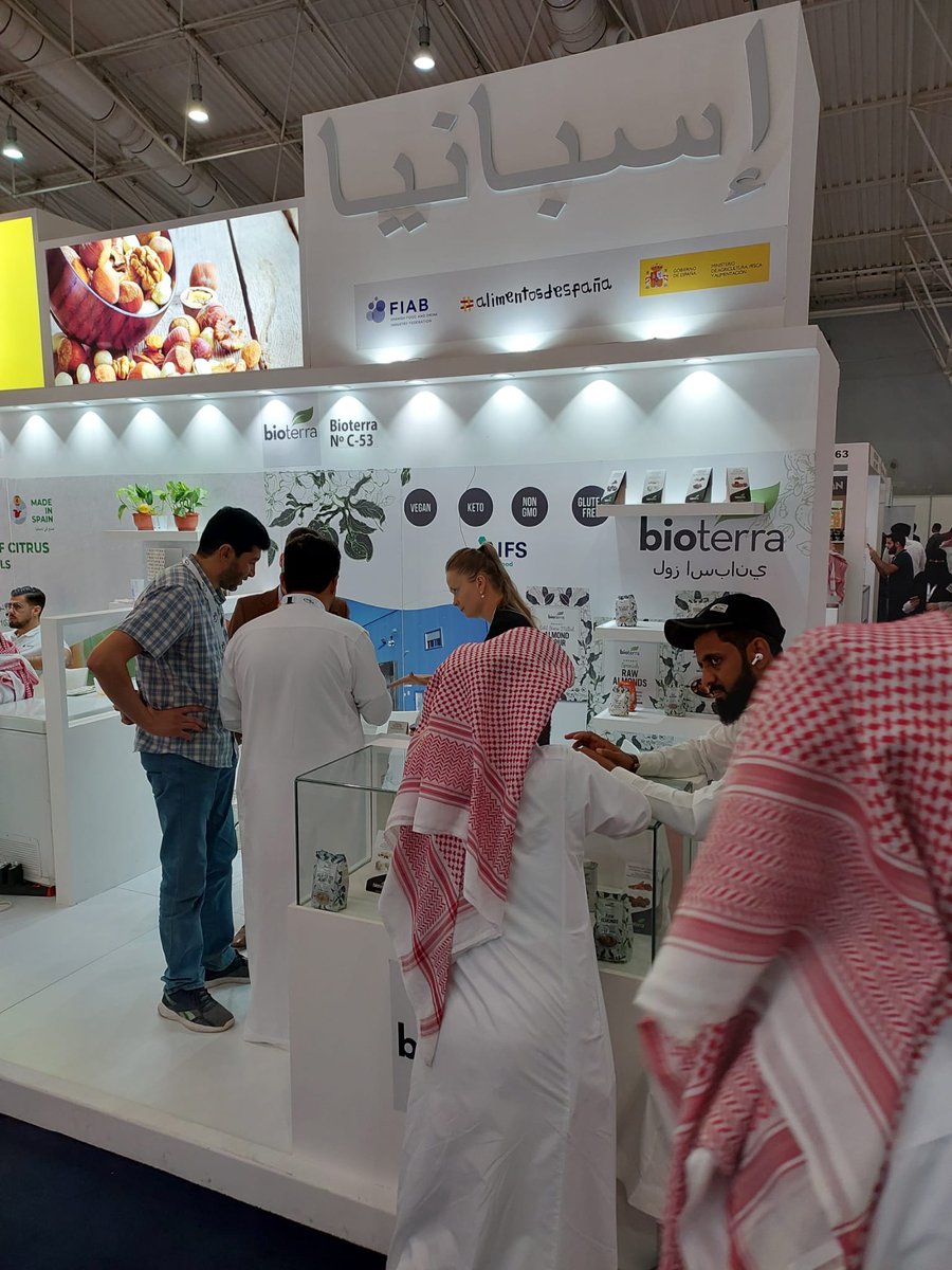 Último día en la feria <a href="/foodexsaudi/">Foodex Saudi</a> 🇪🇸🇸🇦.

Organiza FIAB en colaboración con @extendajunta y con el apoyo de @mapagob.