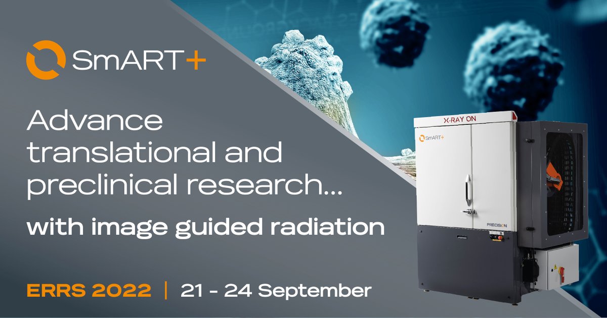 precisionxray's tweet photo. SmART+ is the a powerful small animal image-guided radiotherapy system. Mimicking clinical radiotherapy imaging and treatment, the SmART+ delivers unprecedented accuracy with image guidance and advanced treatment planning. Find out more at ERRS 2022!
#ERRS2022 #Precisionxray https://t.co/UgYSWNbJtk
