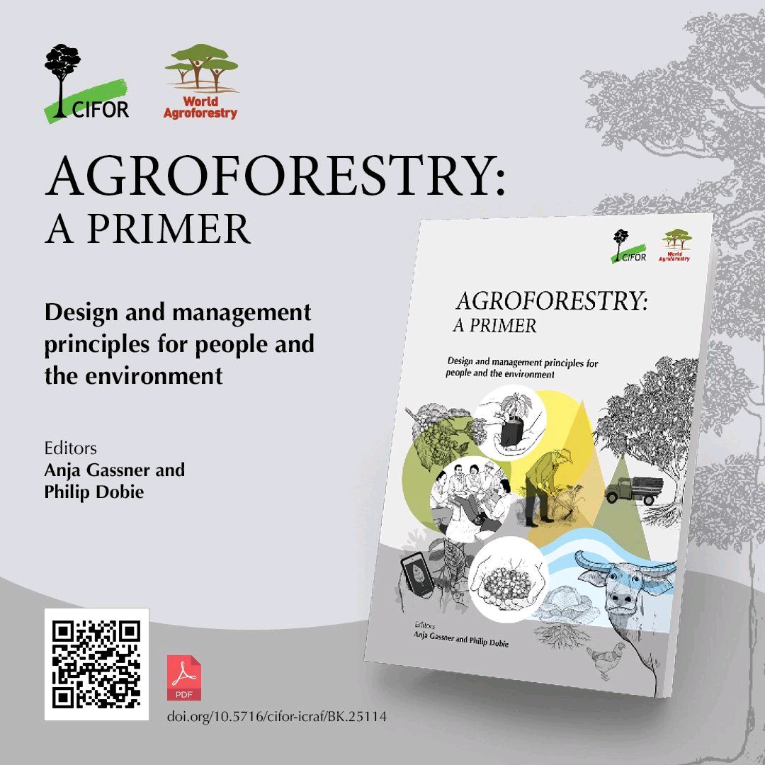 🌳 Agroforestry is not just a matter of adding trees to farms. To realize its potential, practitioners need to understand its principles. 📚 Agroforestry: A primer - is a guide to #agroforestry principles & concepts – and how to use them effectively. 👉 bit.ly/3BJ3oZn
