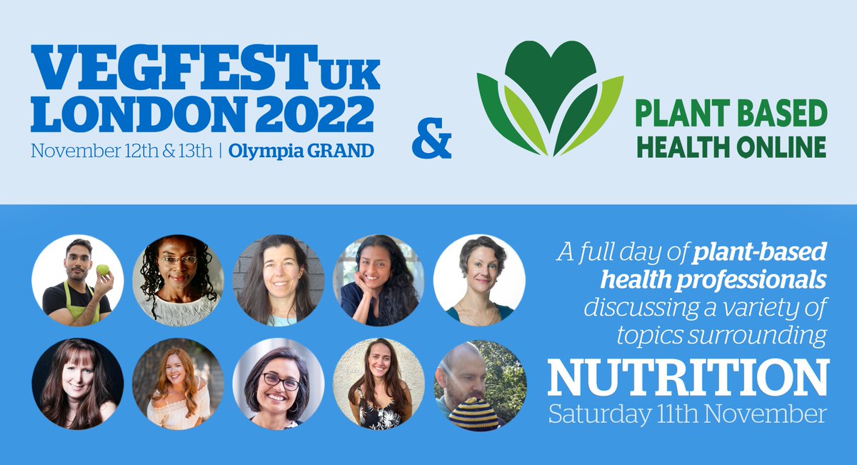 <a href="/plantbasedhpuk/">Plant Based Health Professionals UK</a> host entire day of Professional Medical expertise at <a href="/VegfestUK/">VegfestUK</a> London 2022!

Read here: bit.ly/3UqWM9k
Nutrition talks area page: london.vegfest.co.uk/nutrition/

Grab tickets on BOGOF! london.vegfest.co.uk/tickets/

<a href="/shireenkassam1/">shireen kassam</a> <a href="/drsuekenneally/">Dr Sue Kenneally, obesity medicine physician</a> <a href="/MyWellnessDoctr/">MyWellnessDoctor</a>