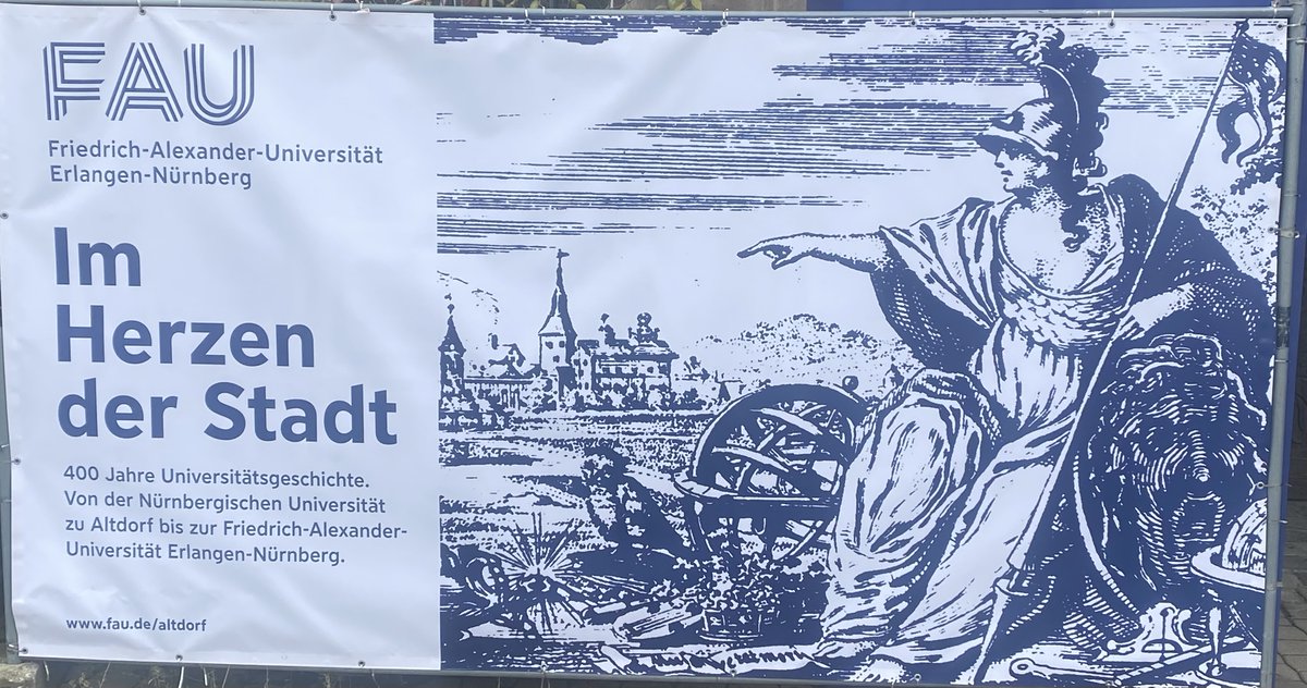 Hornegger's tweet image. #FAUKnowledgeToGo: The University of Altdorf was founded 400 years ago and closed its doors in 1809. @UniFAU and its @FAUWiSo are  the official heirs of #Altdorfina. BTW: Gottfried Wilhelm #Leibniz received his PhD at the University of Altdorf. #1innovator buff.ly/3denUrq