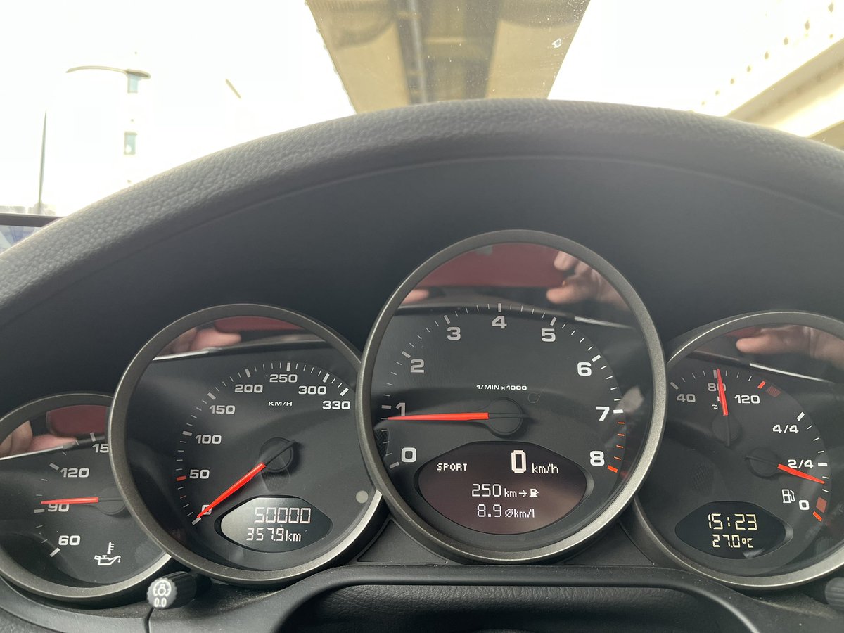 tomotomo_7777's tweet photo. 50000キロ突破ー!!!
#Porsche #997mt https://t.co/XvhwoAoUfE