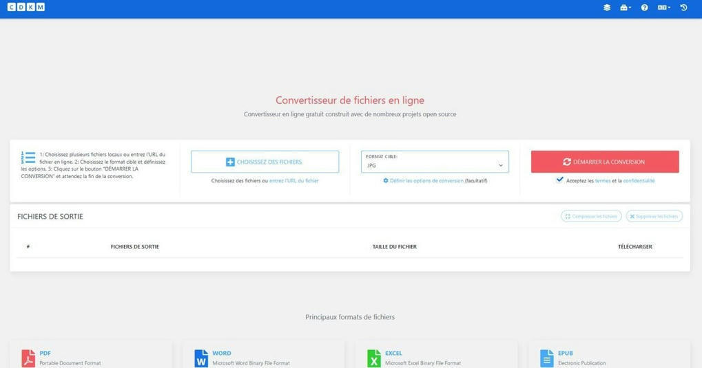 gpmt's tweet photo. CDKM : un service en ligne de conversion de fichiers multi-formats via @Freewares_Tutos https://t.co/n2uAm9foNo https://t.co/lXyrFMa26g