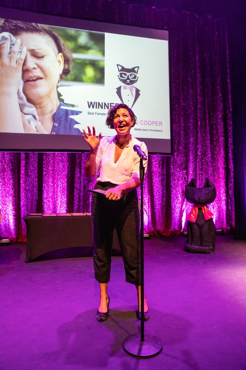 catsawards's tweet photo. Best Female Performance 2022 - Nicole Cooper. #CATS22 @Cooper1Nicole @bardbotanics https://t.co/TjBPrHccdg
