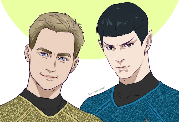 男の友情好き女子、スタートレック(2009からの三部作)観てSTAR TREK fanart 