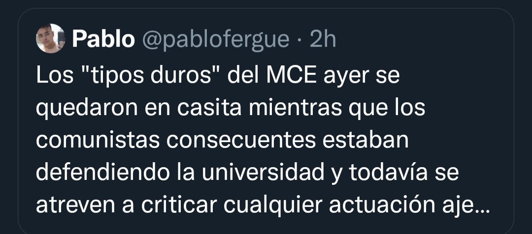 Para los curiosos (no tengo captura completa). Los más duros de los duros, poniéndose la cuenta candando. Interesante🤔