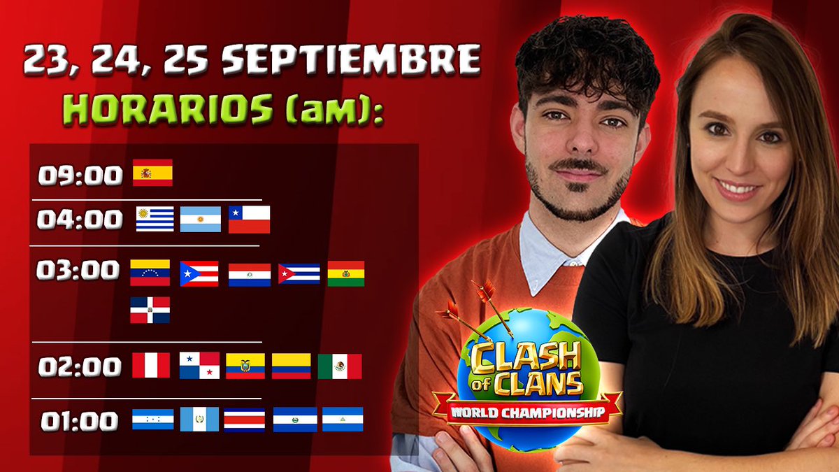 Srta Maverick 💁🏼♀️ (@srtamaverick) on Twitter photo 📢 SORTEO DE 2000 GEMAS 💎
Requisitos:
✅ Dar RETWEET
✅ Comentar desde que PAIS vais a ver el MUNDIAL!
✅ Poner el Hashtag #clashfest
Sorteo el DOMINGO ‼️
RECORDATORIO ⬇️
<a href="/ZolokOficial/">Código: ZOLOKO</a> y yo RETRANSMITIREMOS el mundial y SORTEAREMOS:
🍀 20 PASES DE ORO Y 20 PAISAJES 📢 SORTEO DE 2000 GEMAS 💎
Requisitos:
✅ Dar RETWEET
✅ Comentar desde que PAIS vais a ver el MUNDIAL!
✅ Poner el Hashtag #clashfest
Sorteo el DOMINGO ‼️
RECORDATORIO ⬇️
<a href="/ZolokOficial/">Código: ZOLOKO</a> y yo RETRANSMITIREMOS el mundial y SORTEAREMOS:
🍀 20 PASES DE ORO Y 20 PAISAJES