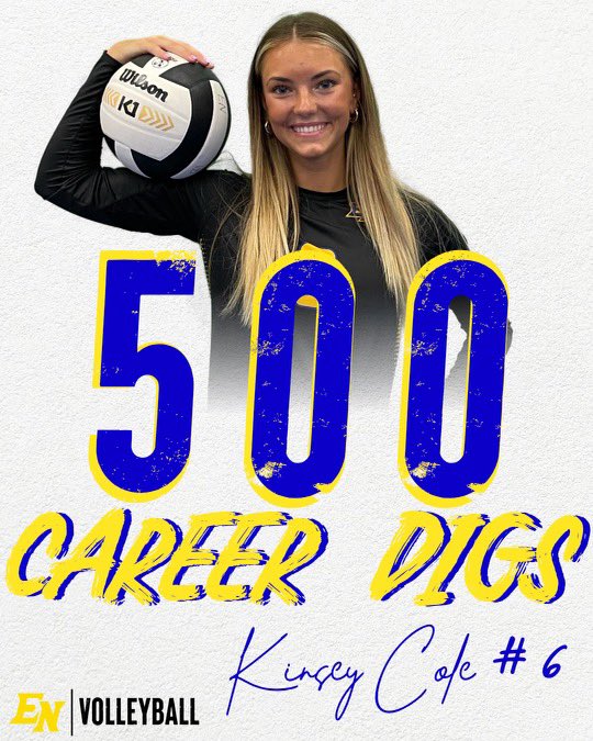 East Noble Volleyball on Twitter "Congrats to Kinsey Cole who passed 500 career digs at last
