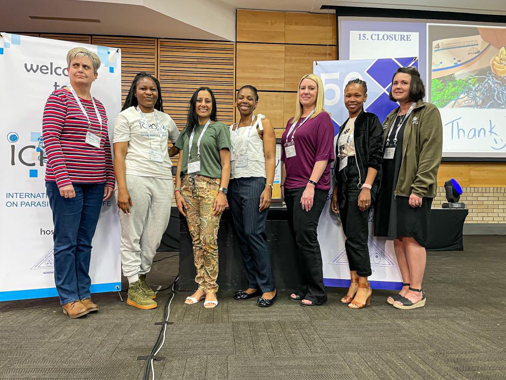 parsaAFRICA's tweet photo. AGM @parsaAFRICA 
New council in Action for 3 years,
#WomenParasitologists 
International Congress of #Parasites of Wildlife 
&amp;
50th annual Parasitological Society of Southern Africa conference,
&amp; Congratulations our youngest president ever @USDP_Outreach 
#ICPOW2022 #PARSA2022 https://t.co/hABaUL91GA