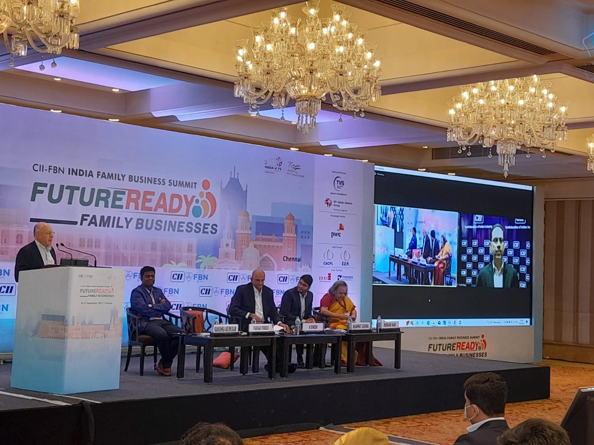 cii_family's tweet photo. CII FBN India Family Business Summit day 1
#ifbsummit #familybusinessnetwork #nxgonfire #sharingideas #leadershipcoaching #CIIFBN #fbn https://t.co/XDWRsPLOvg