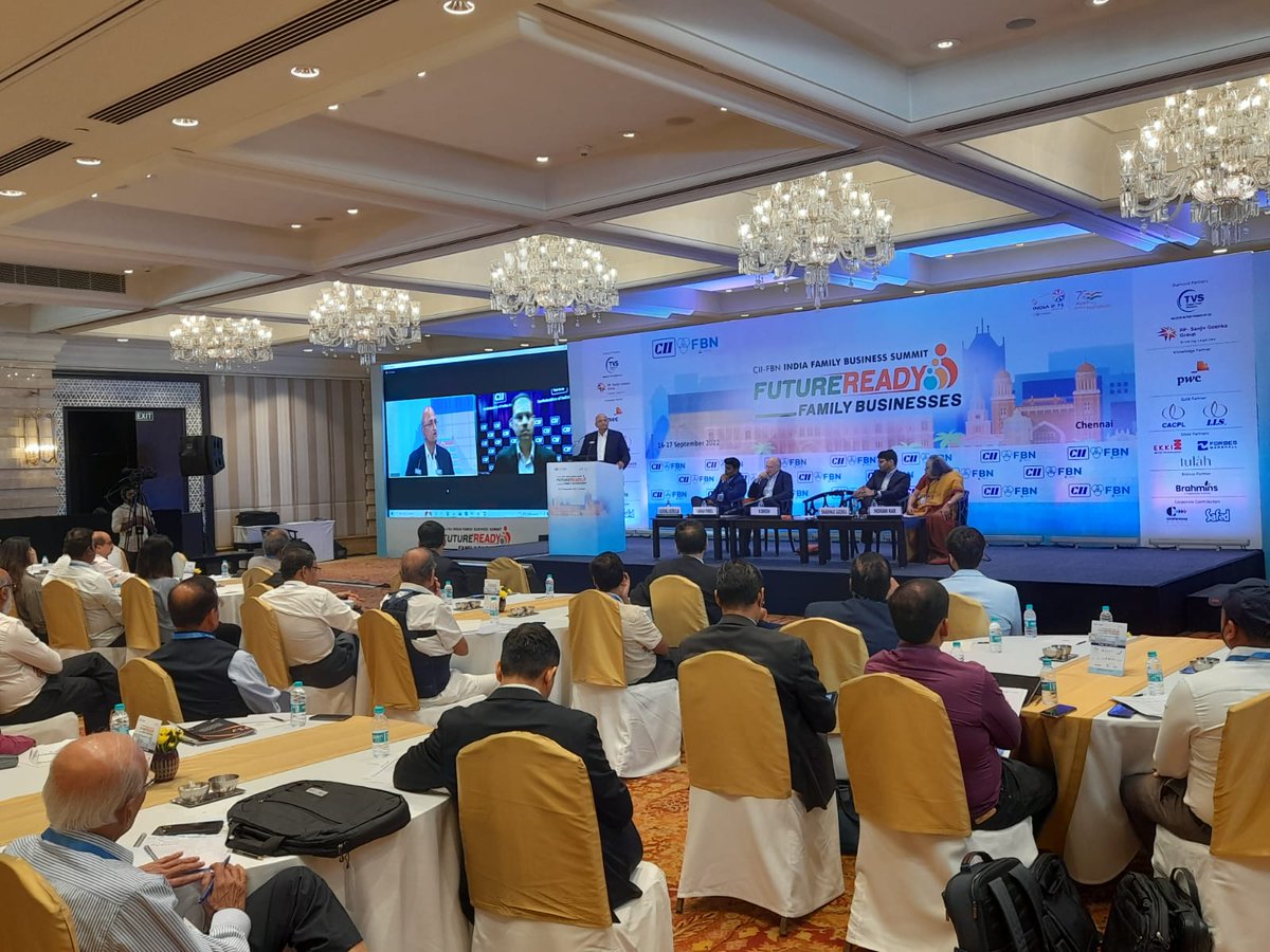 cii_family's tweet photo. CII FBN India Family Business Summit day 1
#ifbsummit #familybusinessnetwork #nxgonfire #sharingideas #leadershipcoaching #CIIFBN #fbn https://t.co/XDWRsPLOvg