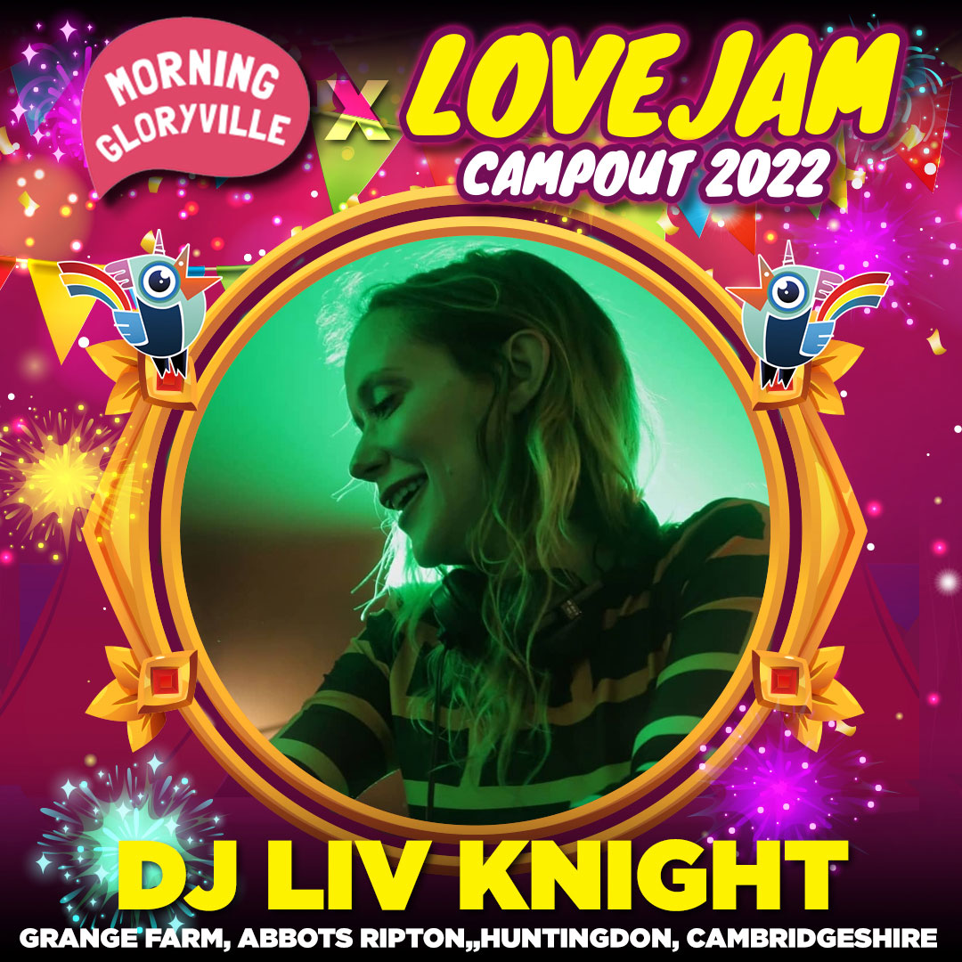 ALSO - <a href="/GloryvilleHQ/">Morning Gloryville</a> x Lovejam Campout 2022 - 'GLORY10' code gives you 10% off! feat <a href="/Liv_KnightDJ/">Liv Knight</a> &amp; <a href="/TamarynPayne/">Tamaryn Payne 🏳️‍🌈🌞</a>. 22 Sept, 14:00 – 26 Sept, 11:00
Abbots Ripton, Huntingdon PE28! Come join us for an 'in tents' experience :) 

Tix:
lovejam.community/event-details/…