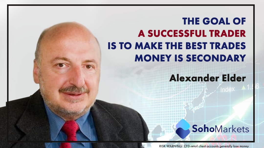 Soho_Markets's tweet photo. The goal of a successful trader is to make the best trades. Money is secondary. - Alexander Elder
https://t.co/dZlzRYAFO4 https://t.co/bqFzcLU1i8