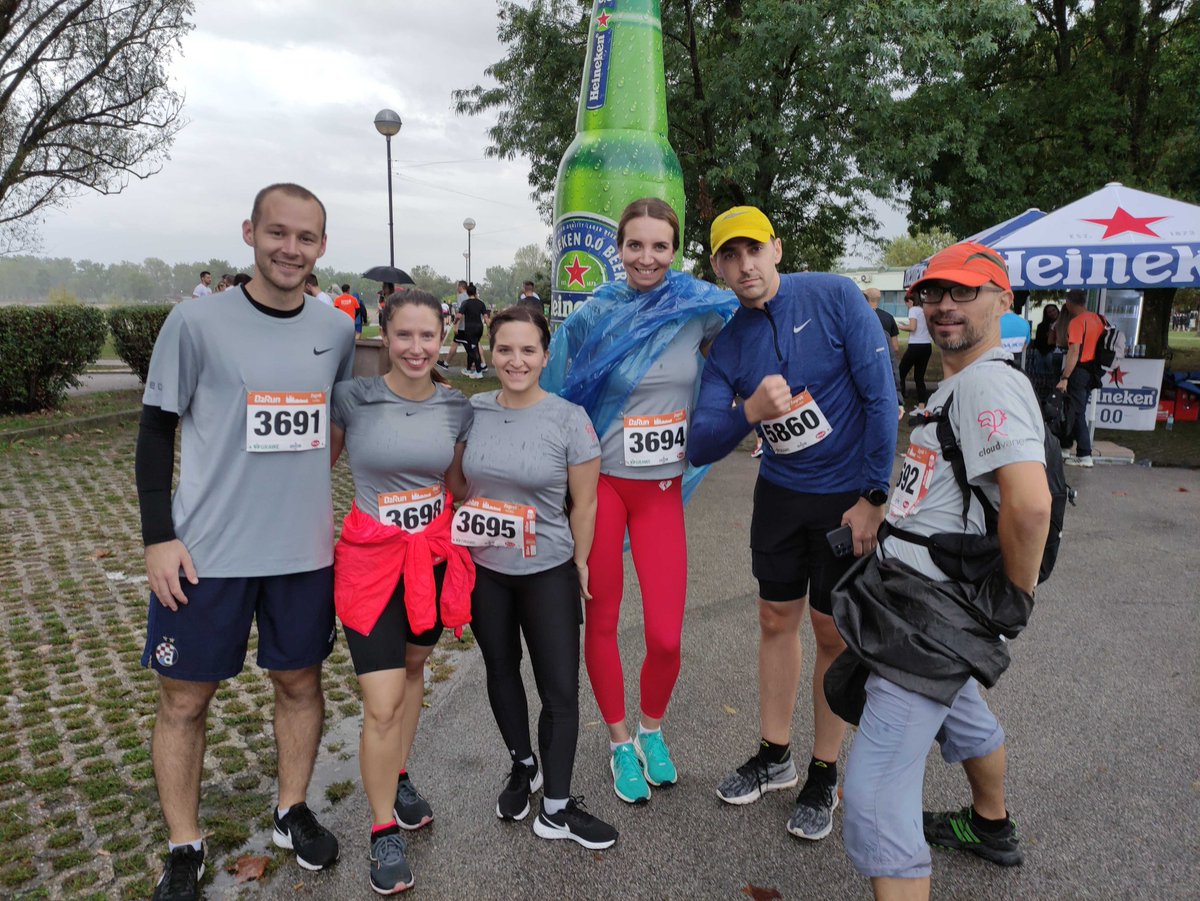 neos_hr's tweet photo. Even though they were soaking wet, they had the biggest smiles and the greatest will to do the Zagreb B2Run Croatia. Congratulations to our runners for yesterday's successful 5km run!
#b2brun #zagreb #teambonding
#croatia #cloudrunners https://t.co/TPVWUnzGdU