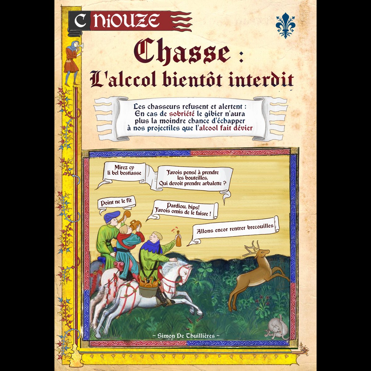 thuillieres's tweet photo. Voicy proposition du notre conseil sénile qvi ne sied guère aux mestres veneurs du notre royaume.

#chasse #alcool #senat #BFMTV #BonChasseur #MauvaisChasseur #lesInconnus #brecouille #codex #thuillieres https://t.co/V4AAEWyoT4