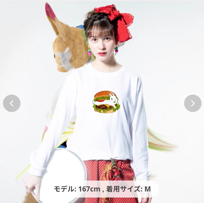 テンション上がってうさぎバーガーシリーズグッズを作りましたsuzuri値上げされたのでセール時によければ(*゜∀゜)!! 