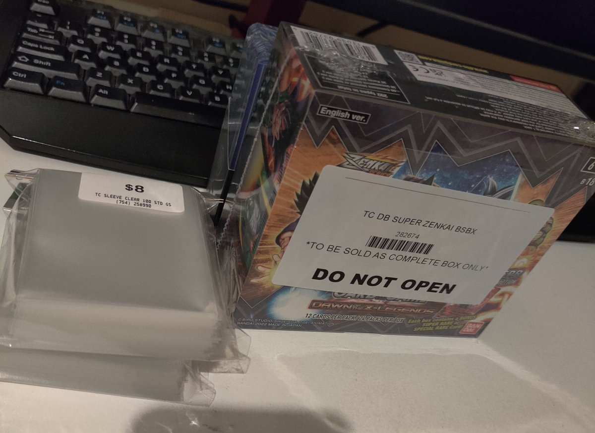 So hyped to open the new DB Super Zenkai Series 1 Box tomorrow with <a href="/SlashGami/">💯Splash💯 - 💯Club💯 Co-Founder</a>. Get keen ladies and gents, we will see you on stream tomorrow ❤️🔥
#DBSTCG