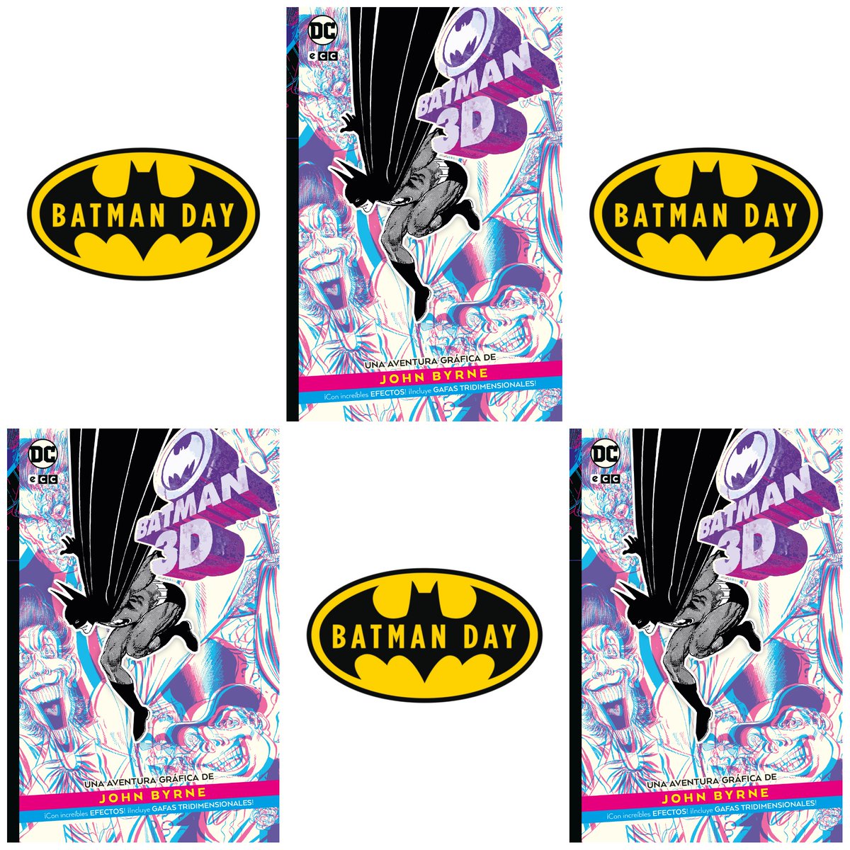 eccediciones's tweet photo. ¡CONCURSO #BATMANDAY3DECC! ¡Mañana es el #BatmanDay! Calentamos con un concurso en el que puedes ganar un tomo de #Batman3D. ¿Cómo participar? Muy sencillo: 

1. Sigue a @eccediciones 
2. Haz RT a este tweet.
3. Responde: ¿Cuál es tu película de Batman favorita? ¿Por qué razón? https://t.co/Y2dFTWsHHd