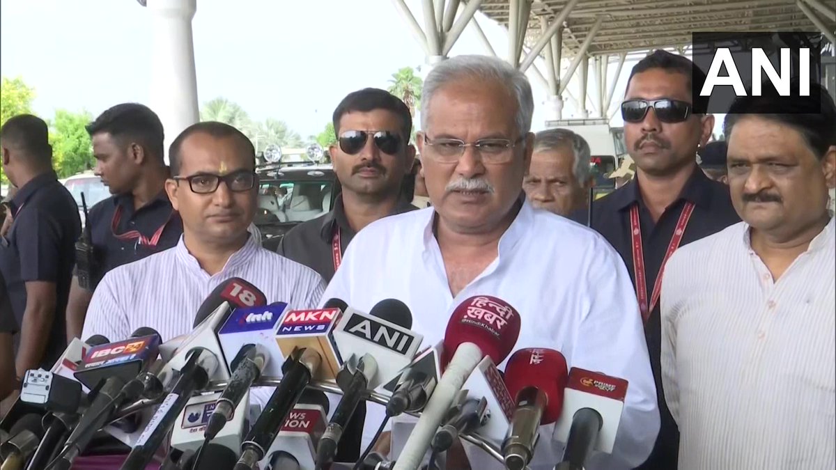 Raipur | "Cheetahs are being brought. I hope they survive here. It's good that people will be able to see cheetahs," says Chhattisgarh CM Bhupesh Baghel on the Cheetahs that will be brought from Namibia to India on 17th Sep at KUNO National Park, in Madhya Pradesh