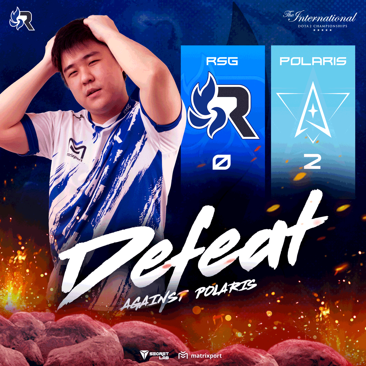 That was a rough game Raiders. GGs and Goodluck to Polaris Esports!

#GGRSG #Dota2