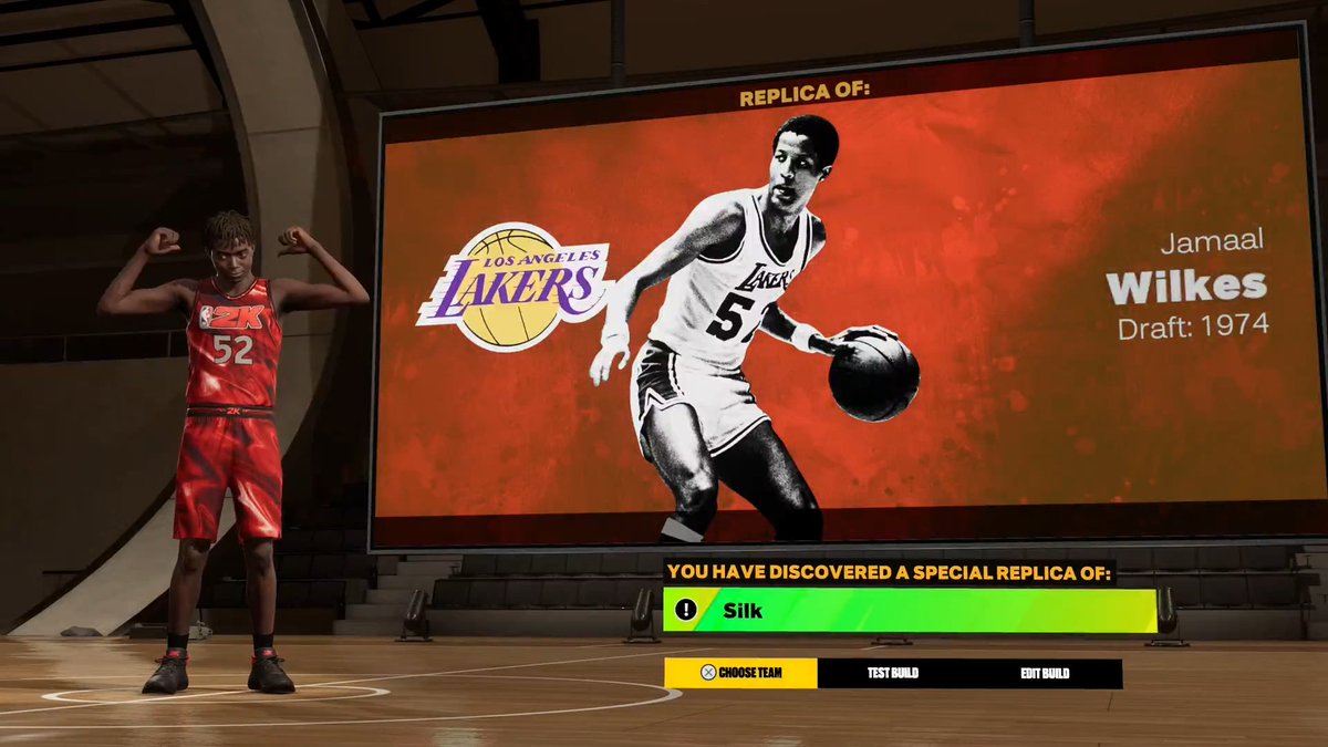 Found another build.
Laker Legend Jamaal Wilkes aka "Silk". Build vid on my channel
#NBA2K23