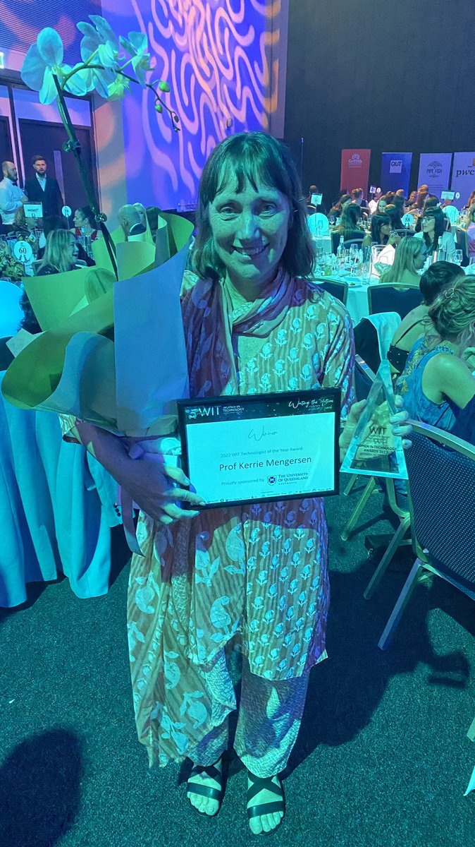 QUT Centre for Data Science (@qutdatascience) on Twitter photo Congratulations to Centre Director <a href="/KerrieMengersen/">Kerrie Mengersen</a> the <a href="/witqld/">Women in Technology</a> 2022 Technologist of the Year! 🎉 #WITAwards Congratulations to Centre Director <a href="/KerrieMengersen/">Kerrie Mengersen</a> the <a href="/witqld/">Women in Technology</a> 2022 Technologist of the Year! 🎉 #WITAwards
