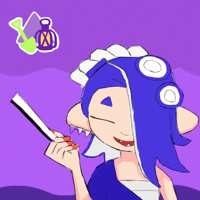 夜絵。フウカ#Splatoon3 #スプラトゥーン3 #すりみ連合 #フウカ#DeepCut #Shiver 