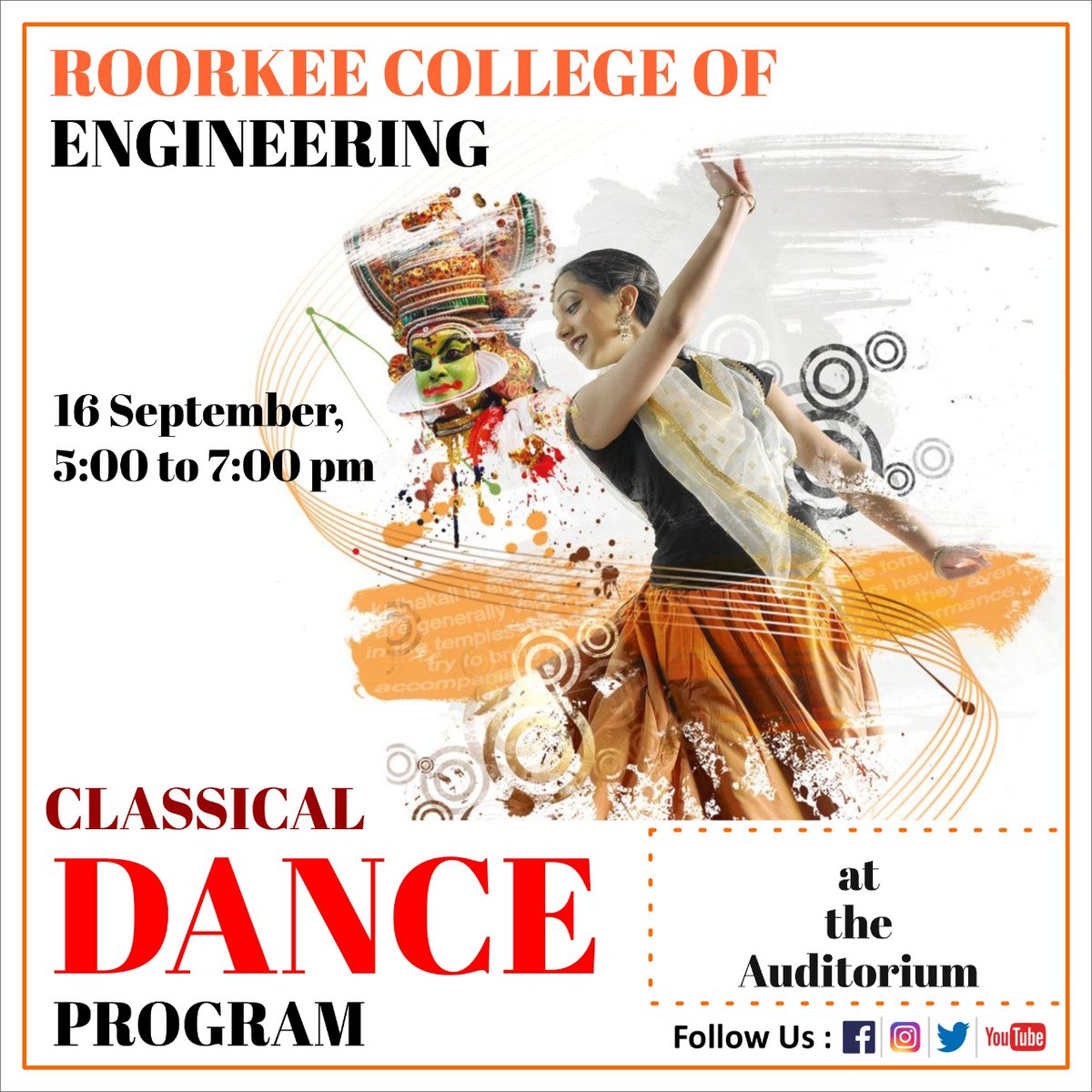 RCE_Alumni's tweet photo. @RCERoorkee 𝐃𝐚𝐧𝐜𝐞 𝐆𝐫𝐨𝐮𝐩 𝐨𝐟 𝐊𝐚𝐧𝐚𝐤 𝐊𝐚𝐥𝐚 𝐀𝐜𝐚𝐝𝐞𝐦𝐲 𝐚𝐭 𝐑𝐎𝐎𝐑𝐊𝐄𝐄 𝐂𝐎𝐋𝐋𝐄𝐆𝐄 𝐎𝐅 𝐄𝐍𝐆𝐈𝐍𝐄𝐄𝐑𝐈𝐍𝐆, 𝐑𝐎𝐎𝐑𝐊𝐄𝐄. 𝐅𝐫𝐞𝐬𝐡𝐞𝐫𝐬 𝐣𝐨𝐢𝐧 𝐭𝐡𝐞 𝐞𝐯𝐞𝐧𝐭 𝐚𝐧𝐝 𝐞𝐧𝐣𝐨𝐲 𝐭𝐡𝐞 𝐞𝐯𝐞𝐧𝐭.
#dance #classicaldance #dancerofindia https://t.co/z8fUqqfebA