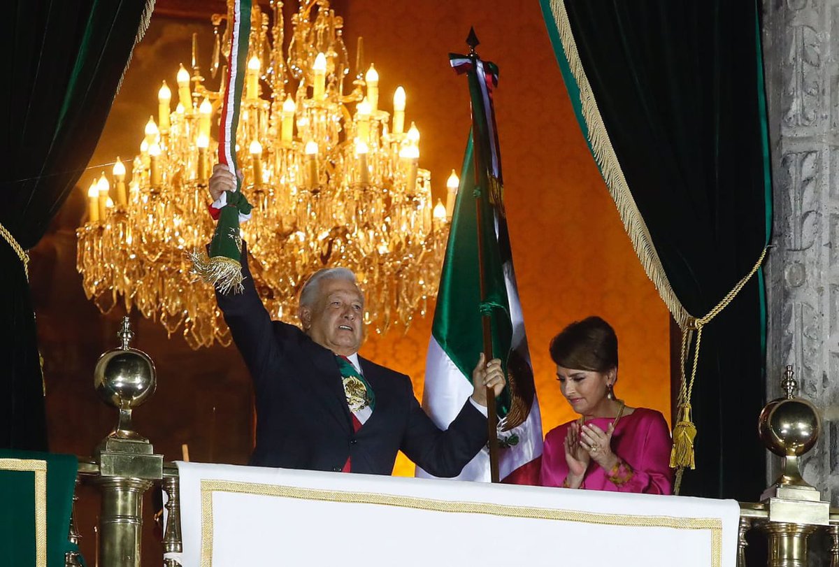 Querido <a href="/lopezobrador_/">Andrés Manuel</a> En otro aniversario del #GritoDeDolores, reitero lo que ya dije hace un año:"Entre todos los hermanos que nos dio Nuestra América, México cuenta, por muchas razones, como uno de los más entrañables para Cuba". ¡Viva México!