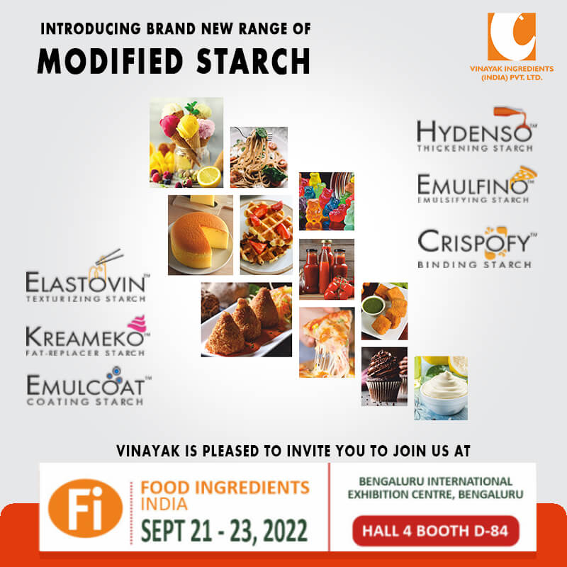 VinayakCorp's tweet photo. Vinayak Ingredients' range of Modified Starches.
We are proud to launch our Modified Starches, named
ELASTOVIN (E1420), CRISPOFY (E1420), HYDENSO (E1422), EMULFINO (E1442), EMULCOAT (E1450).
#vinayakcorporation #vinayakingredients #modifiedstarch #starchmanufacturer #manufacture https://t.co/st93VGkdIF