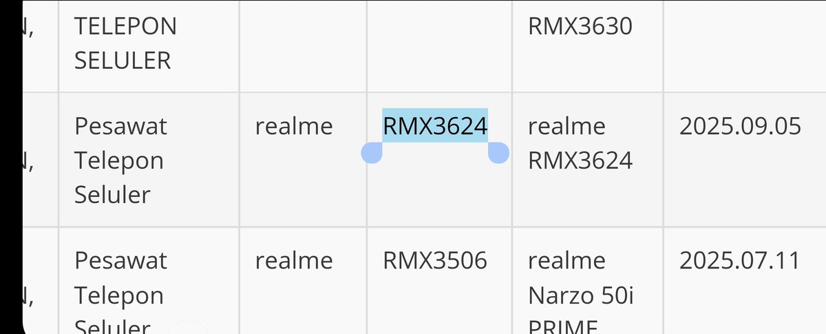 TechyPreacher's tweet photo. Realme C33 4G Spotted on the SDPPI
certification with
Model no: RMX3624
5000mAh
NFC
launching soon in India 🇮🇳 & Globally 🌍
ALREADY spotted on NBTC, EEC, TKDN, Indian BIS 🇮🇳,FCC
#realme #realmeRMX3624
#Realne #RealmeC33 https://t.co/zGFkXbhI9j