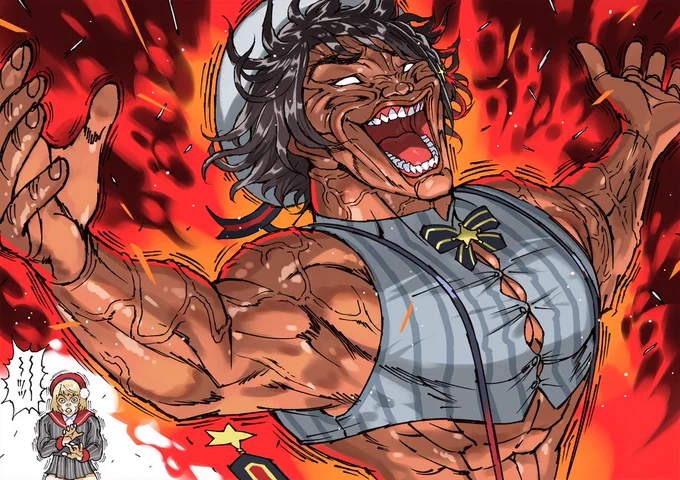 【4周年記念】『大空スバル  レベル1』『大空スバル. レベル1000』のイラストを全力で描かせていただきました!!スバルちゃん、4周年おめでとうございます#大空スバル4周年 