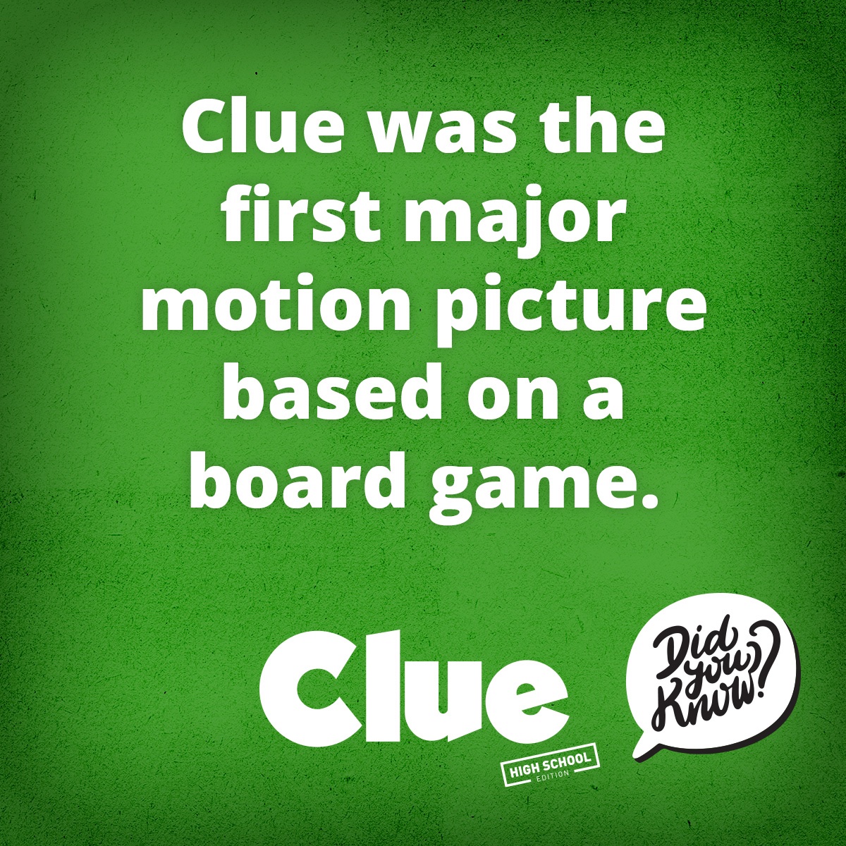 #funfactfriday
#clueonstage