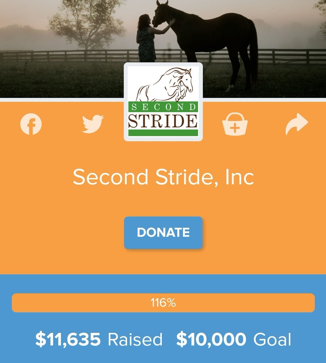 SecondStride's tweet photo. Thank you from the bottom of our hearts. (And hooves) ๐โค๏ธ #GiveForGoodLou #SecondStride https://t.co/veX2LySAwQ